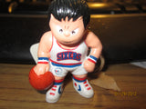Philadelphia 76ers White Jersey Block letters L'il Brat Keychain