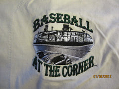 Detroit Tigers Tiger Stadium Embroidered Logo Jersey Green Sleeves Large New W/O Tag