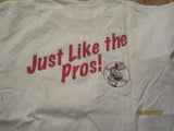 Cleveland Indians Nike Throwback Ad Logo T Shirt Large
