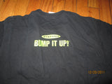 Apple Pucker Bump It Up Black T Shirt Medium
