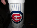 Chicago Cubs Logo 6 1/2 Inch Tall Plastic Thermos Mug