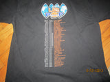 U2 1997 Pop Tour Official Black T Shirt Large