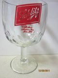 Schlitz Beer Vintage Boomba Style Glass