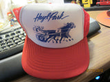 Hazel Park Raceway Vintage Mesh Trucker Snapback Hat Horse Racing