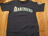 Seattle Mariners #51 Ichiro Navy T Shirt Kids XL