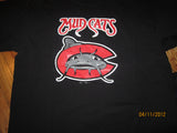 Carolina Mudcats Logo Black T Shirt XL