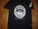 Wasatch Brewerry Superior Ale T Shirt XL Park City Utah