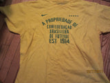 Brazil World Cup Team Practice T Shirt XL Nike