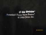 The Onion "Your Favorite Band Sucks" 1998 T Shirt Large