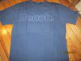 Bench Large Logo Blue T Shirt Medium