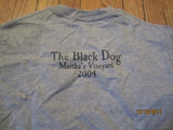 Black Dog Martha's Vineyard 2004 Classic Grey T Shirt Small
