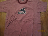 Chicago White Sox 80's Logo Ringer T Shirt Large Moonlight Graham