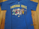 Milwaukee Brewers Sausage Race T Shirt Medium