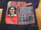 Atlanta Braves Vintage 1992 Steve Avery T Shirt Large