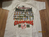 New York Yankees 1998 AL Champs Photos T Shirt XL
