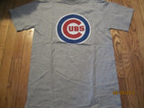 Chicago Cubs Classic Logo Grey T Shirt Medium