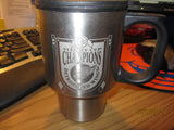 Detroit Red Wings 2002 Stanley Cup Champions Travel Coffee Mug Metal New