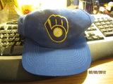 Milwaukee Brewers Old Logo Mesh Snapback Hat Grosscap One Size