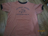 Detroit Tigers Grounds Crew Ringer T Shirt Medium
