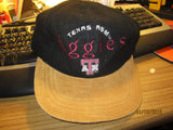 Texas A&M Aggies Suede Bill Adjustable Hat New W/Tag