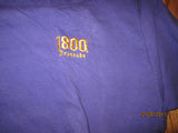 Cuervo 1800 Tequila Embroidered Logo Purple T Shirt XL