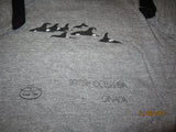 British Columbia Canada Whales Vintage Ringer T Shirt Large