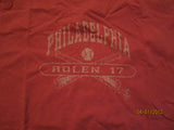 Philadelphia Phillies #17 Scott Rolen T Shirt Large