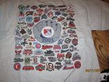 Minor League Baseball 2005 Logos T Shirt XL