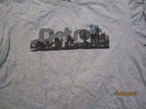 Made In Detroit Grey Vintage Fit Skyline T Shirt XL