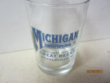 Michigan Brewing Co. Tasting Glass Beer Webberville Blue Logo