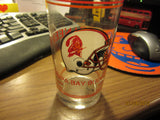 Tampa Bay Buccaneers Old Helmet Logo 6 1/4" Tall Glass