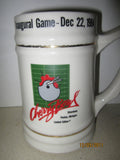Cherry Bowl Dec. 22, 1884 Inaugural Game Pontiac Silverdome Ceramic Beer Stein