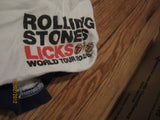 Rolling Stones 2002 Licks Tour HUGE Multi Color Tongue Ringer T Shirt Large