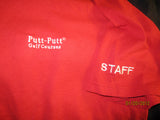 Putt Putt Golf Courses Vintage "Staff" T Shirt XL