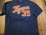 Detroit Tigers #35 Justin Verlander T shirt Large Cy Young MVP