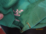 Pure Detroit Green Cotton Baseball Hat Pink Logo Adjustable