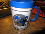 Detroit Lions Vintage Plastic Coffee Mug By Thermos