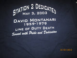 Plymouth Mass Fire Department Last Call T Shirt XL