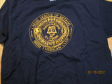 Gaelic League Of Detroit Logo Navy T Shirt Large Corktown Irish