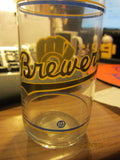 Milwuakee Brewers Old Mitt Logo Glass Union 76 Promo