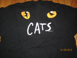 Cats Cast on Front T shirt XL Theater Play