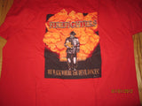 Firefighters We Walk Where The Devil Dances T Shirt XXL