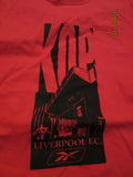 Liverpool Football Club "The Kop" T shirt Medium By Reebok
