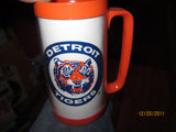 Detroit Tigers Olod Logo 6 1/2 Tall Plastic Thermos Mug