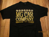MG Motor Car Company Abingdon On Thames T Shirt Large England
