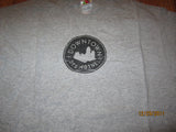 Des Moines Downtown Desmoines.Com Logo Grey T Shirt Large Iowa
