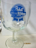 Pabst Blue Ribbon Boomba Style Beer Glass Vintage