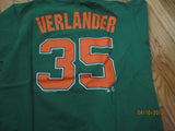 Detroit Tigers #35 Justin Verlander St Patrick's Day T Shirt Large