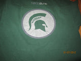 Michigan State Basketball Izzone Green T Shirt Large Nike