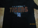 Detroit Tigers 2002 Logo Black T Shirt XL